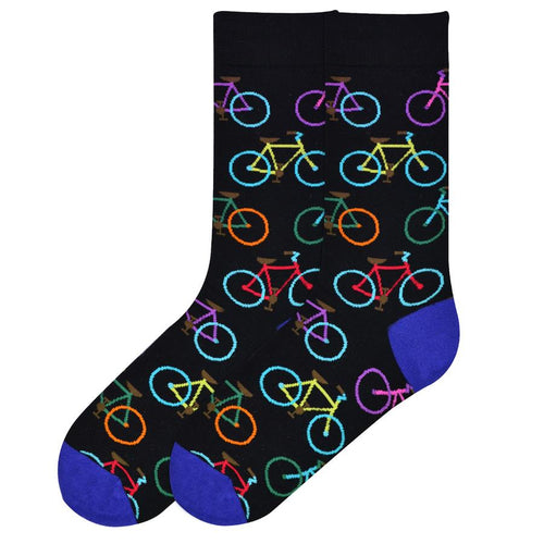 Mens Bicycle Dress Socks