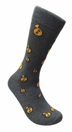 Mens Mr. Money Bags Dress Socks